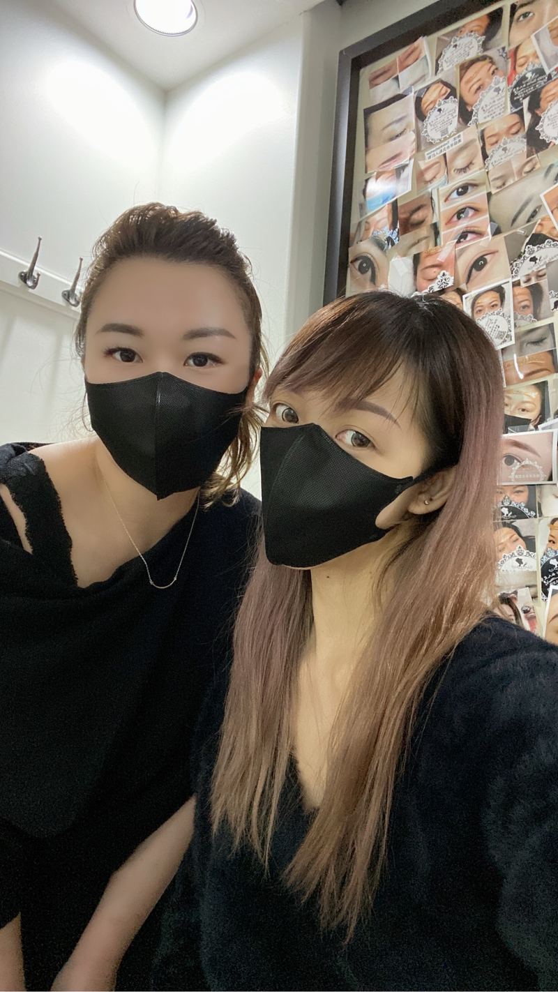 客人合影