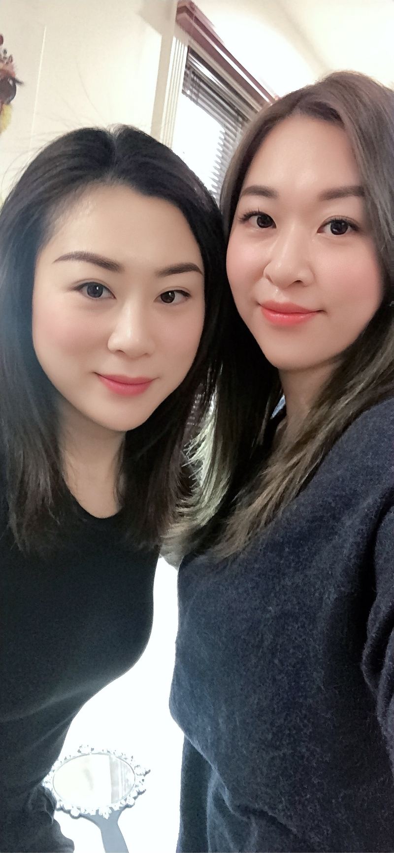 客人合影