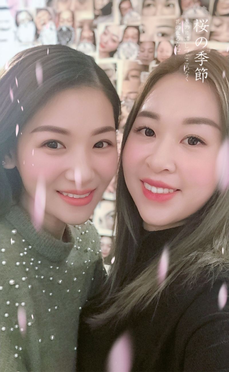 客人合影