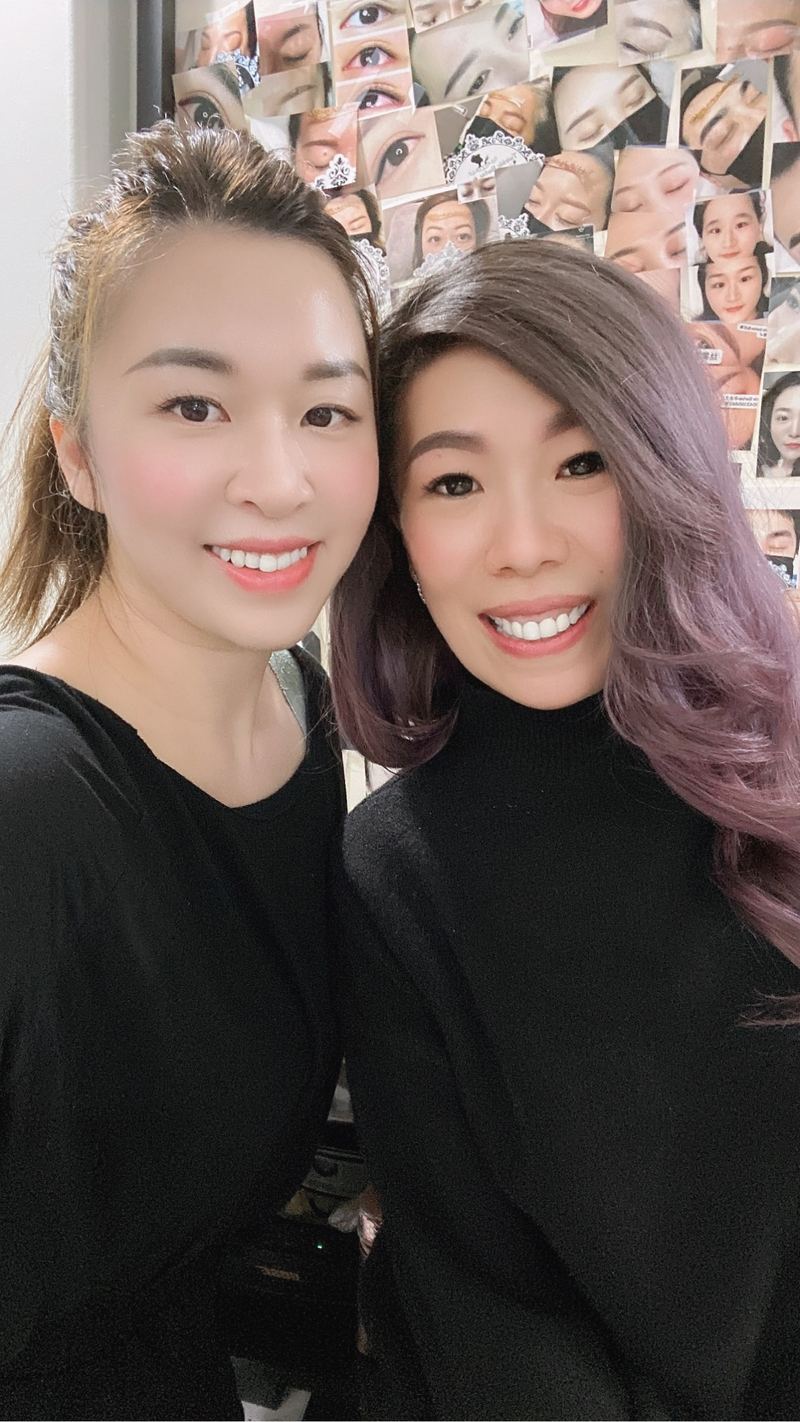 客人合影