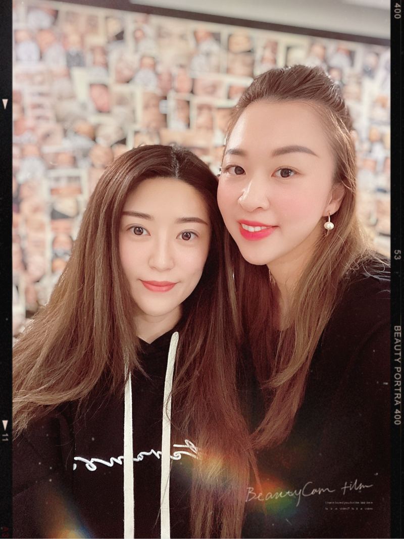 客人合影