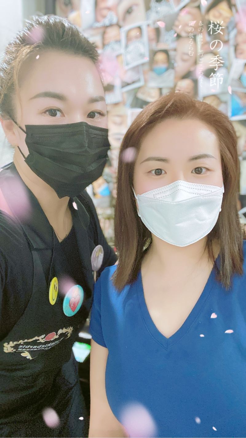 客人合影