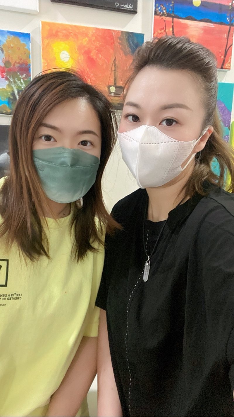 客人合影