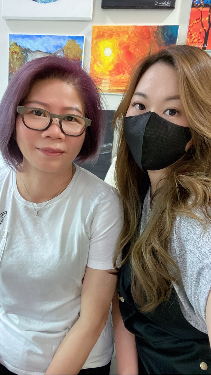 客人合影
